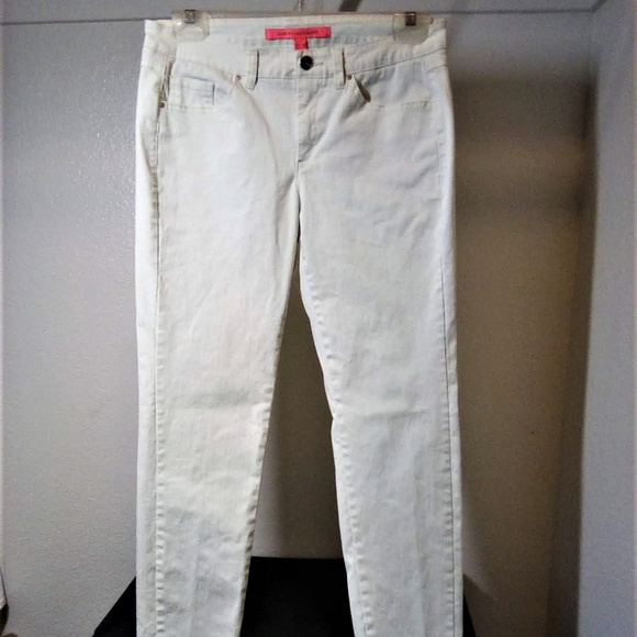 LOVE MANGO BASIC Jeans -White-SZ 4 - Picture 2 of 9